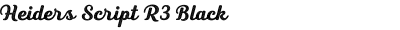 Heiders Script R3 Black
